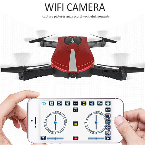 Selfie Drone With Foldable Arm - WiFi FPV RC Quadcopter