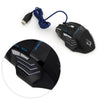 Professional 7 Buttons LED USB Optical Wired Gaming Mouse 5500DPI Mouse Computer Mouse For Pro Gamer