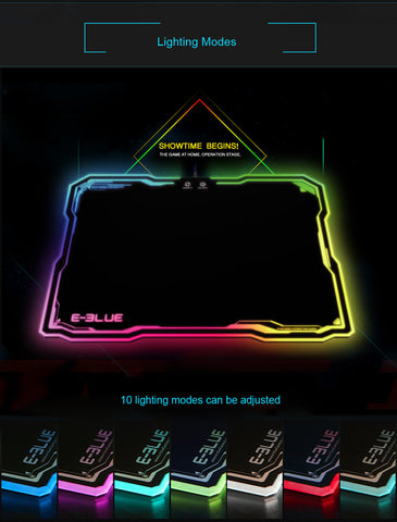 Gaming Mouse Pad Gamer Rubber Pad Mousepad RGB Light Lighting Mouse Mousepad For Computer PC Notebook Loptop