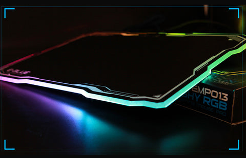 Gaming Mouse Pad Gamer Rubber Pad Mousepad RGB Light Lighting Mouse Mousepad For Computer PC Notebook Loptop