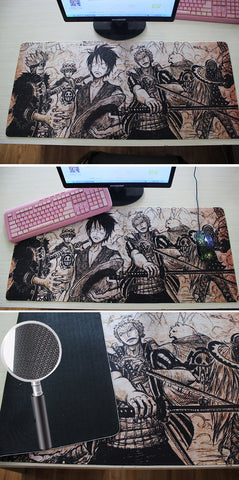 Grande 90*40 cm One Piece Mouse Pad Gaming Mouse Pad Large Cartoon Anime