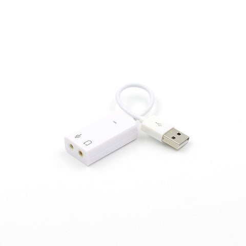 External USB Audio Sound Card Adapter 7.1 Virtual Channel With Cable Microphone 3.5mm interface Sound Cards