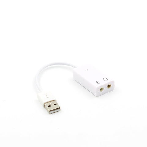 External USB Audio Sound Card Adapter 7.1 Virtual Channel With Cable Microphone 3.5mm interface Sound Cards