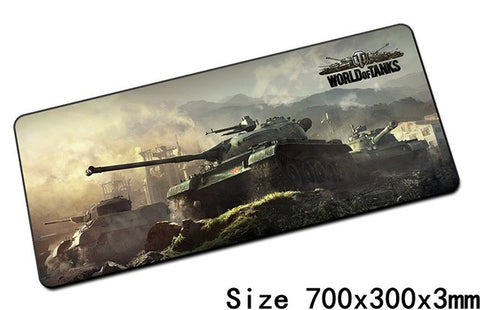 World of tanks mouse pad 700x300x3mm pad mouse notbook computer padmouse hot gaming mousepad gamer to keyboard mouse mats