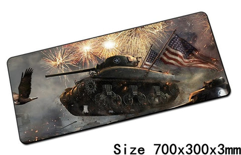 World of tanks mouse pad 700x300x3mm pad mouse notbook computer padmouse hot gaming mousepad gamer to keyboard mouse mats