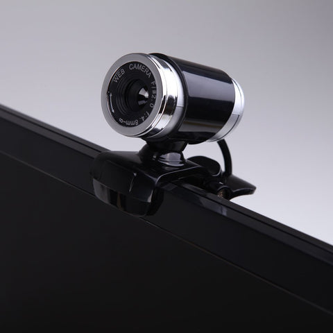 USB 2.0 12 Megapixel HD Camera Web Cam with MIC Clip on 360 Degree for Desktop Skype Computer PC Laptop Black