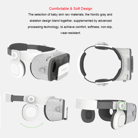 3D Cardboard Helmet Virtual Reality Glasses Headset Stereo Box for 4.7-6.2' Mobile Phone