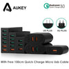 Quick Charge 3.0 Mobile Phone Charger USB Desktop & Wall Charger Smart Quick Charging for Phone Samsung Galaxy S8 Xiaomi