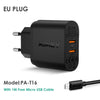 Quick Charge 3.0 Mobile Phone Charger USB Desktop & Wall Charger Smart Quick Charging for Phone Samsung Galaxy S8 Xiaomi