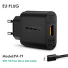 Quick Charge 3.0 Mobile Phone Charger USB Desktop & Wall Charger Smart Quick Charging for Phone Samsung Galaxy S8 Xiaomi