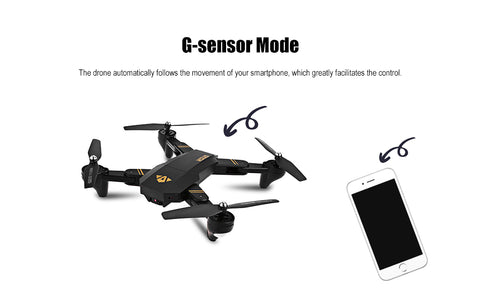 Original Mini Foldable Drone RC Selfie Drone with Wifi FPV HD Camera Altitude Hold & Headless Mode RC Quadcopter Drone