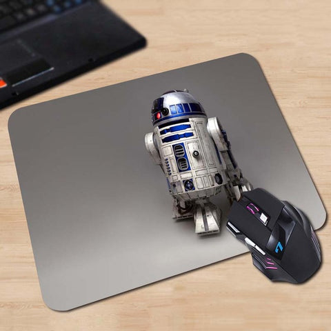 Top Game Mouse Pad Print Star Wars R2D2 Robot Style Durable Anti-slip Mouse Mat for Optical Mouse Pad