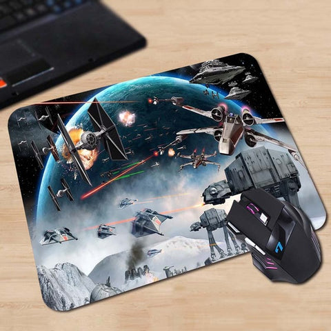 Top Game Mouse Pad Print Star Wars R2D2 Robot Style Durable Anti-slip Mouse Mat for Optical Mouse Pad