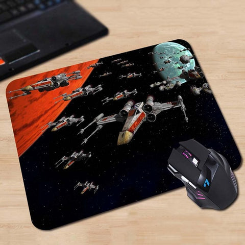 Top Game Mouse Pad Print Star Wars R2D2 Robot Style Durable Anti-slip Mouse Mat for Optical Mouse Pad