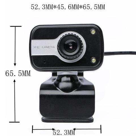 360 Degree Rotation USB Webcam 12M Pixels HD Clip-on Web Cam Camera With Microphone MIC for Computer Laptop PC High Quality