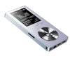 Original metal MP3 player lossless HiFi MP3 Music player with High Quality Sound out Speaker E-book FM radio Clock