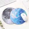 Planet Series Mat 220 x 220 x 3mm Circular Mouse Pad With Style Earth/Venus/Mars/Mercury/Jupiter/Pluto/Rainbow moon/Black moon