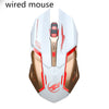 Silent USB 6D Wired and Wireless Optical Computer Gaming Mouse with LED