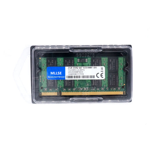 MLLSE New Sealed SODIMM DDR2 667Mhz 2GB PC2-5300 memory for Laptop RAM,good quality!compatible with all motherboard!