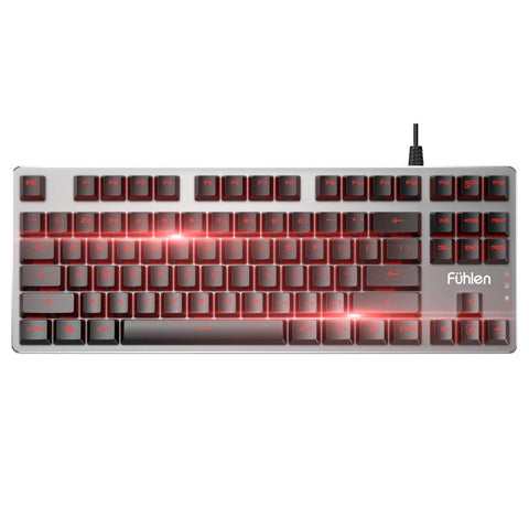 G87 87-key Mechanical Keyboard Red Backlight Cherry MX Switch