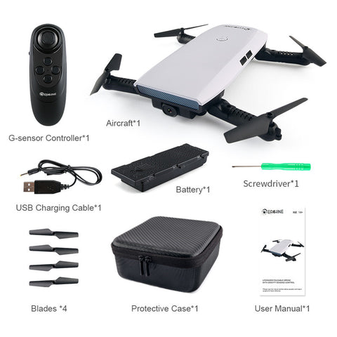 720P WIFI FPV Selfie Drone With Gravity Sensor APP Control Altitude Hold RC Quadcopter Toy