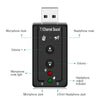 External USB AUDIO SOUND CARD ADAPTER VIRTUAL 7.1 ch USB 2.0 Mic Speaker Audio Headset Microphone 3.5mm Jack Converter