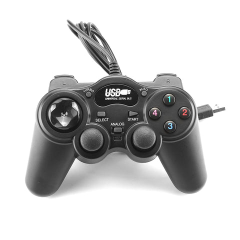 Wired Gamepad Joystick USB2.0 Shock Joypad Gamepads Game Controller For PC Laptop Computer Win7/8/10/XP/Vista