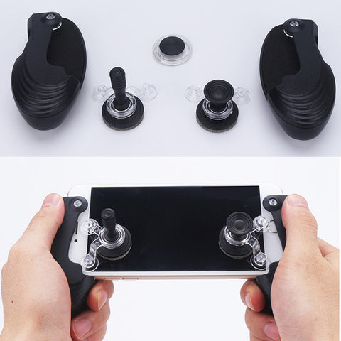 Portable Mini Touch Screen Wireless Joystick Gamepad Vacuum Adsorption Ergonomics Game Pad for Iphone for Pad Android Smartphone