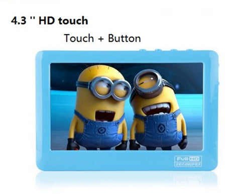 HD Touch MP4 Player 8gb Build-in Speaker 4.3 Inch Screen MP4 Player Support Av Out Recorder 30 Languages MP5 Music Player