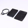 2.5 Inch Slim Portable HDD Enclosure USB 2.0 External Hard Disk Case SATA Hard Disk Drives HDD Case with USB Cable and Pouch