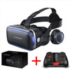 Virtual reality 3D glasses headset with controller