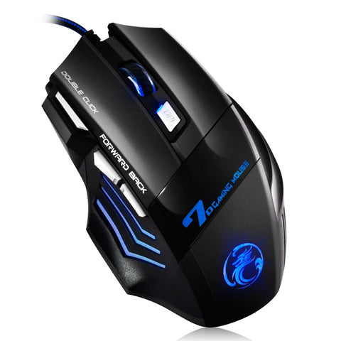 Professional Wired Gaming Mouse 7 Button 5500 DPI LED Optical USB Computer Mouse