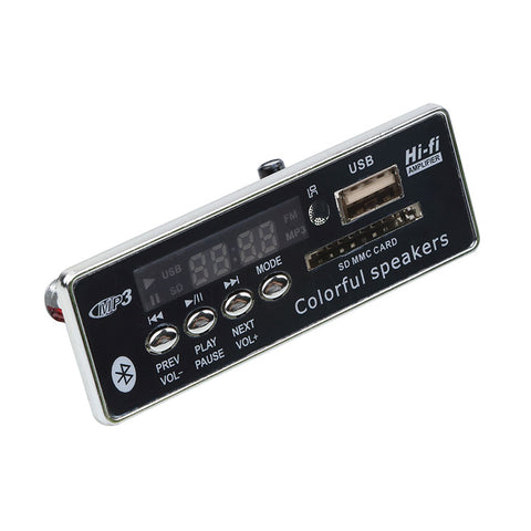 Car USB Bluetooth Hands-free MP3 Player Integrated MP3 Decoder Board Module with Remote Control USB FM Aux Radio for Car