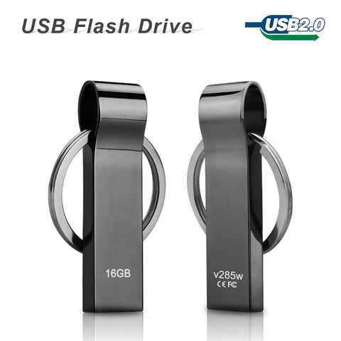 Waterproof Metal USB Flash Drives with key ring