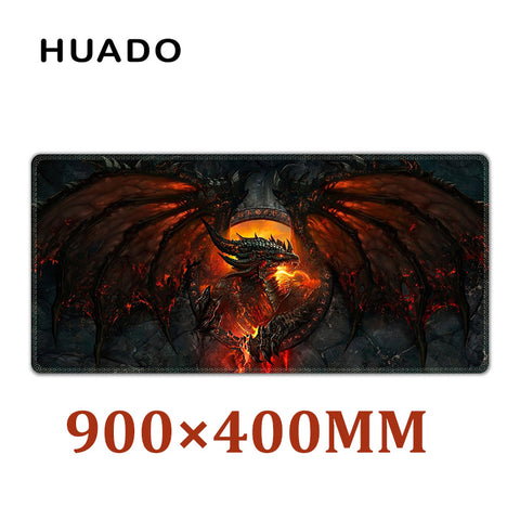 Rubber Gaming Mouse Pad mouse mat desk mats for gamer large mousepad for World of Warcraft/steelseries/ overwatch/dota 2