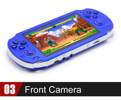 8G Handheld Game Console 4.3 Inch Mp4 Player Video Game Console Retro Games built-in 1200+no-repeat games for gba/gbc/sfc/fc/smd