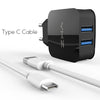 Universal Dual USB Charger EU US Wall Charger Mobile Phone Charger For iPhone Samsung Xiaomi Huawei Charge USB adapter Plug