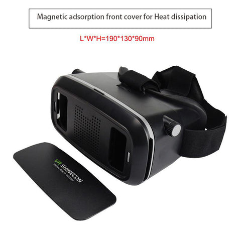 Original VR 3D Glasses Pro Virtual Reality VR Google Cardboard Headset Head Mount for Smartphone 4-6' + Remote Control