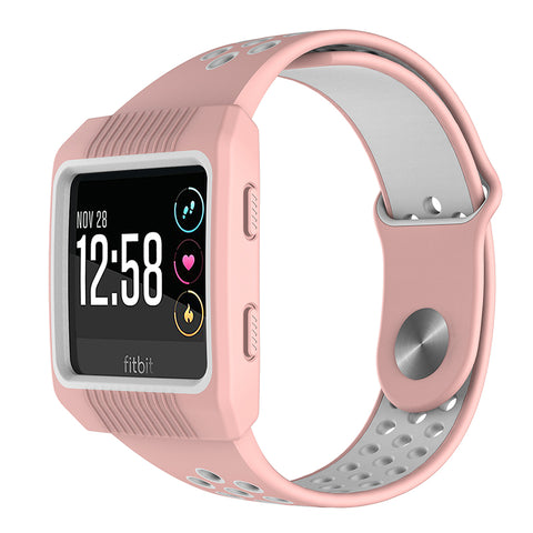 Accessories Set With Silicone Sport Band And Protective Case Cover for Fitbit Ionic Smart Watch