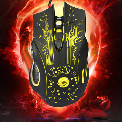 3200DPI LED Optical 6D USB Wired Gaming Mouse 6Buttons Game Pro Gamer Computer Mouse For PC Laptop High Quality