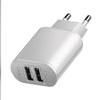 2A Dual USB Charger With USB Cable EU Quick Charge Wall Travel Mobile Phone Charger For Samsung Huawei Xiaomi LG iphone