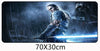 70x30cm Star Wars Force Unleashed Mouse Pad Speed Gamer Gaming Eat Chicken Mousepad America Fashion Laptop Notebook Mat XL