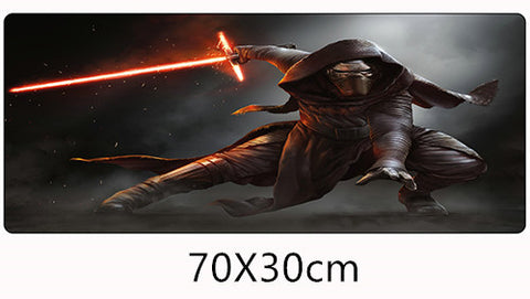 70x30cm Star Wars Force Unleashed Mouse Pad Speed Gamer Gaming Eat Chicken Mousepad America Fashion Laptop Notebook Mat XL