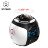 360 Degree Camera VR 4K Wifi Video Mini Panoramic 2448*2448 HD Panorama Action 30m Waterproof Sports Driving Cam 2018