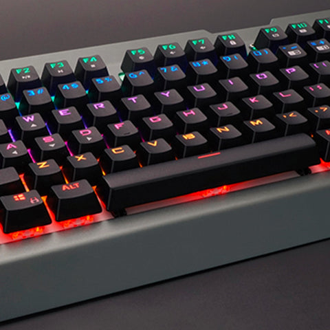 Aluminum Alloy 104LED Mechanical Keyboard Progaming Breaking Law Version Computer Gaming Mechanical Keyboard