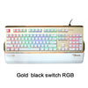 E-3lue EKM751 USB Wired Mechanical Gaming Keyboard High-speed 104 Keys Optional Colorful LED Backlit RGB Backlights