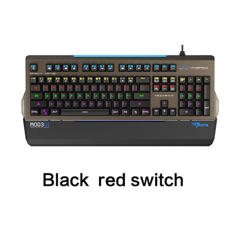 E-3lue EKM751 USB Wired Mechanical Gaming Keyboard High-speed 104 Keys Optional Colorful LED Backlit RGB Backlights