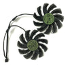 2pcs/lot T128010SM 75mm DC 12V 0.20A Graphics Card Fan GPU VGA Cooler As Replacement For GIGABYTE Video Cards Cooling