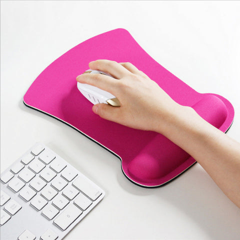 100% New Thicken Soft Sponge Wrist Rest Mouse Pad For Optical/Trackball Mat Mice Pad Computer Durable Comfy Mouse Mat