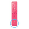 Pink 2 in 1 Remote Controller Built in Motion Plus + Nunchuck for Nintendo Wii Game